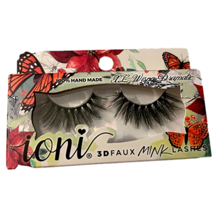 ioni XL Wispy Dramatic 3D faux mink lashes falsies eye lashes beauty butterfly